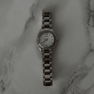 Bulova Women's Mother Of Pearl Watch 96W199